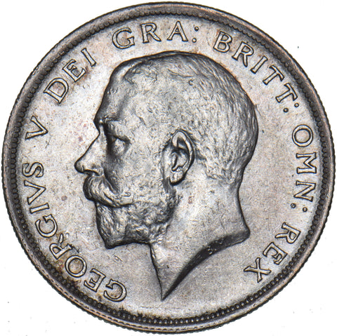 1916 Halfcrown - George V British Silver Coin - Very Nice
