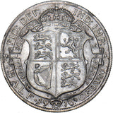 1916 Halfcrown - George V British Silver Coin - Very Nice