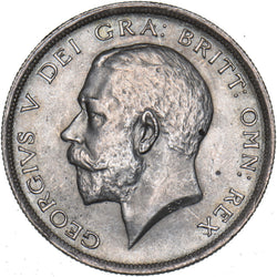 1918 Halfcrown - George V British Silver Coin - Superb