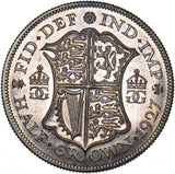 1927 Proof Halfcrown - George V British Silver Coin - Superb