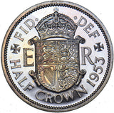 1953 Proof Halfcrown - Elizabeth II British  Coin - Superb