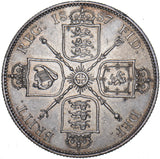 1887 Florin - Victoria British Silver Coin - Very Nice