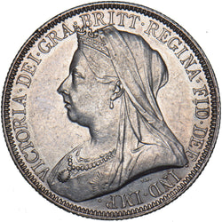 1893 Florin - Victoria British Silver Coin - Very Nice