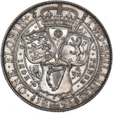 1896 Florin - Victoria British Silver Coin - Superb