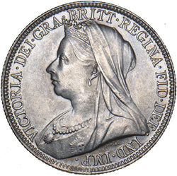 1897 Florin - Victoria British Silver Coin - Superb