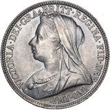 1897 Florin - Victoria British Silver Coin - Superb