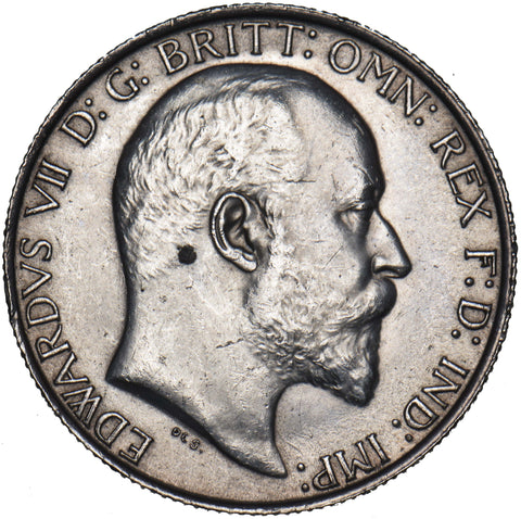 1902 Florin - Edward VII British Silver Coin - Very Nice