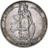 1902 Florin - Edward VII British Silver Coin - Very Nice
