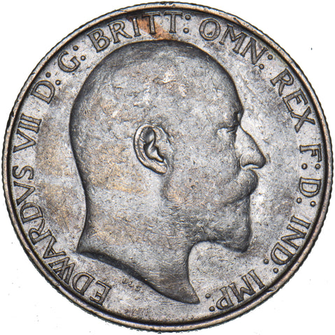 1903 Florin - Edward VII British Silver Coin - Nice