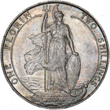 1903 Florin - Edward VII British Silver Coin - Very Nice