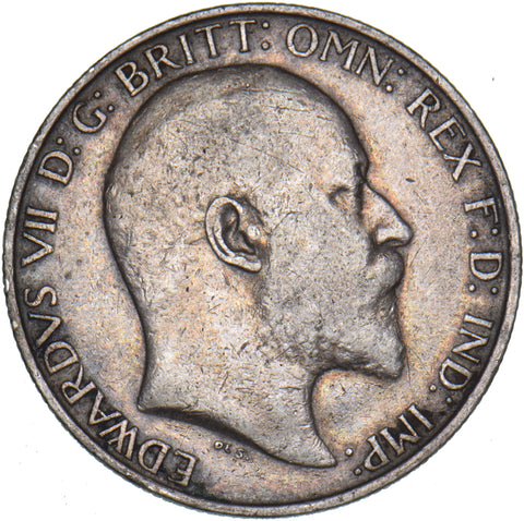 1904 Florin - Edward VII British Silver Coin - Nice