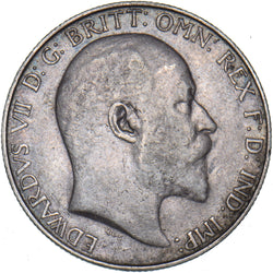 1905 Florin - Edward VII British Silver Coin - Nice