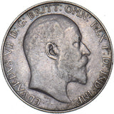 1905 Florin - Edward VII British Silver Coin - Nice