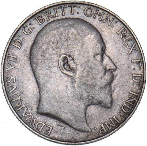 1905 Florin - Edward VII British Silver Coin - Nice