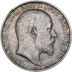 1906 Florin - Edward VII British Silver Coin - Nice