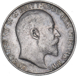 1906 Florin - Edward VII British Silver Coin - Nice