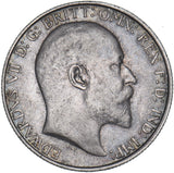 1906 Florin - Edward VII British Silver Coin - Nice