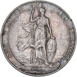 1906 Florin - Edward VII British Silver Coin - Nice