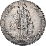 1909 Florin - Edward VII British Silver Coin - Nice