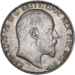 1910 Florin - Edward VII British Silver Coin - Nice