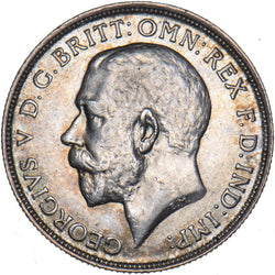1914 Florin - George V British Silver Coin - Very Nice