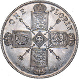 1918 Florin - George V British Silver Coin - Very Nice