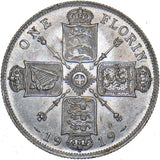 1919 Florin - George V British Silver Coin - Superb