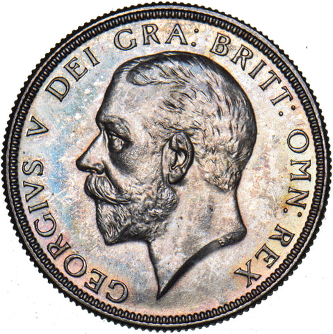 1927 Proof Florin - George V British Silver Coin - Superb