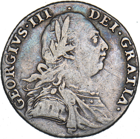 1787 Shilling - George III British Silver Coin