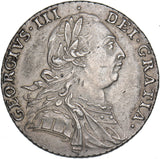 1787 Shilling - George III British Silver Coin - Nice