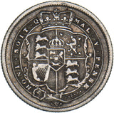 1816 Shilling - George III British Silver Coin - Nice