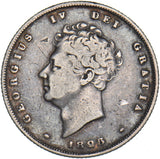 1825 Shilling - George IV British Silver Coin