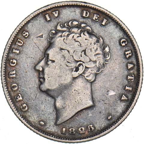 1825 Shilling - George IV British Silver Coin
