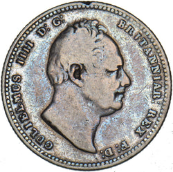 1834 Shilling - William IV British Silver Coin