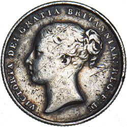 1846 Shilling - Victoria British Silver Coin