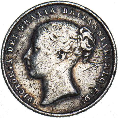 1846 Shilling - Victoria British Silver Coin