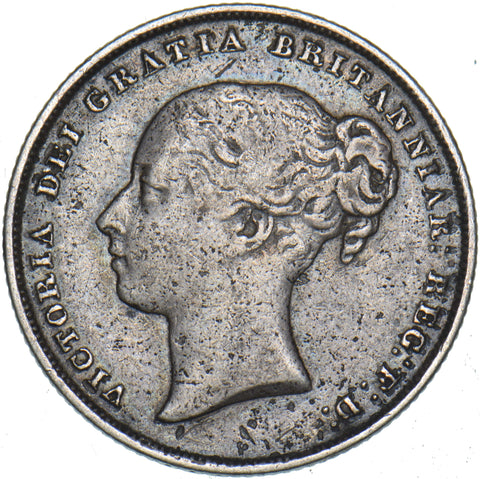 1853 Shilling - Victoria British Silver Coin