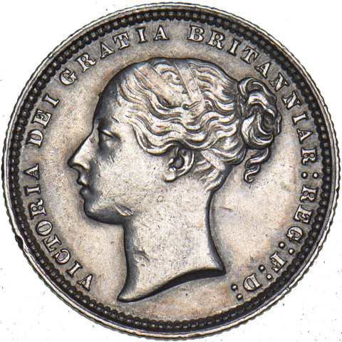 1873 Shilling (Die no. 14) - Victoria British Silver Coin - Very Nice