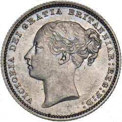 1883 Shilling - Victoria British Silver Coin - Very Nice
