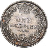 1885 Shilling - Victoria British Silver Coin - Very Nice