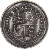 1887 Shilling - Victoria British Silver Coin - Nice