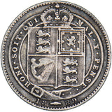 1889 Shilling (Small Head) - Victoria British Silver Coin