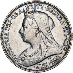 1896 Shilling - Victoria British Silver Coin - Nice