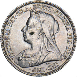1897 Shilling - Victoria British Silver Coin - Very Nice