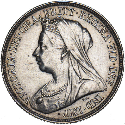 1898 Shilling - Victoria British Silver Coin - Nice
