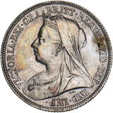 1899 Shilling - Victoria British Silver Coin - Very Nice