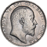 1902 Shilling - Edward VII British Silver Coin - Very Nice