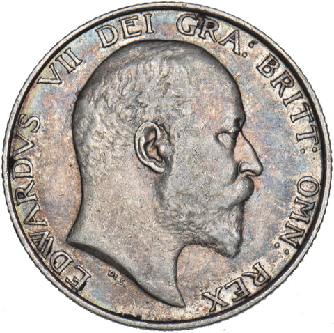 1903 Shilling - Edward VII British Silver Coin - Nice