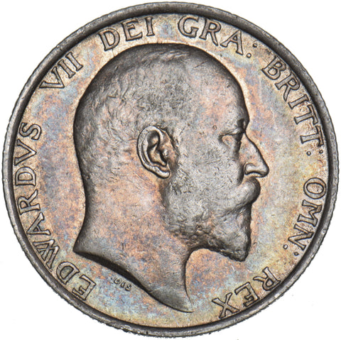 1905 Shilling - Edward VII British Silver Coin - Nice
