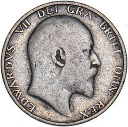 1905 Shilling - Edward VII British Silver Coin